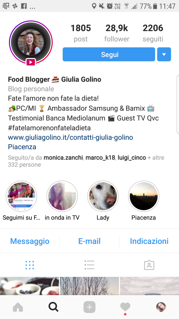 Instagram archivia le storie e mettile in evidenza Giulia Golino