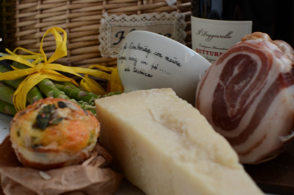 Muffin Pancetta Asparagi Grana Padano DOP