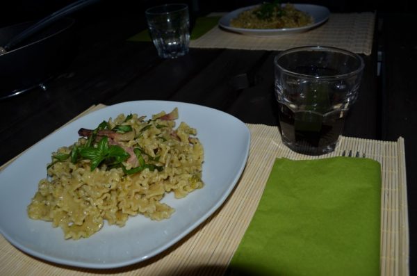 pasta al pesto di pistacchio