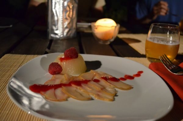 pesce spada con gelatina di melone