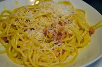spahetti alla carbonara