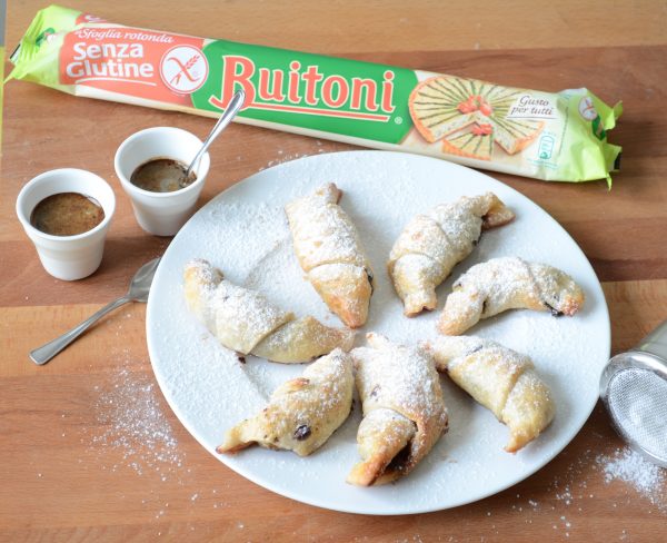 croissant banana e cioccolato