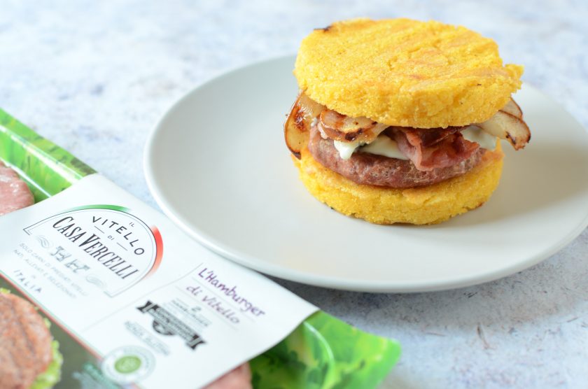 Polenta Burger Giulia Golino Cook Eat Love